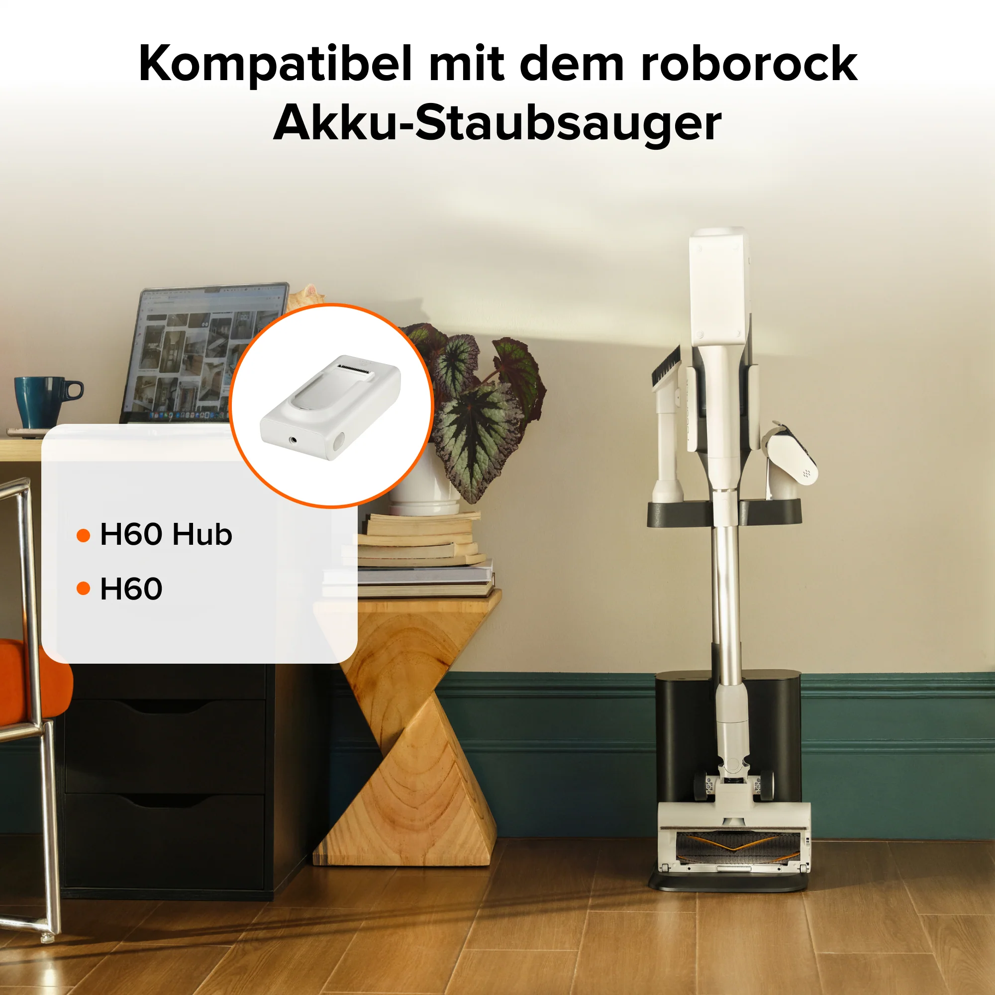 Roborock 6-Zellen 2500mAh Lithium-Ionen-Akku für H60 Hub/H60 – Hohe Kapazität für Längere Laufzeit, Kompatibel mit kabellosen Handstaubsaugern - Image 2