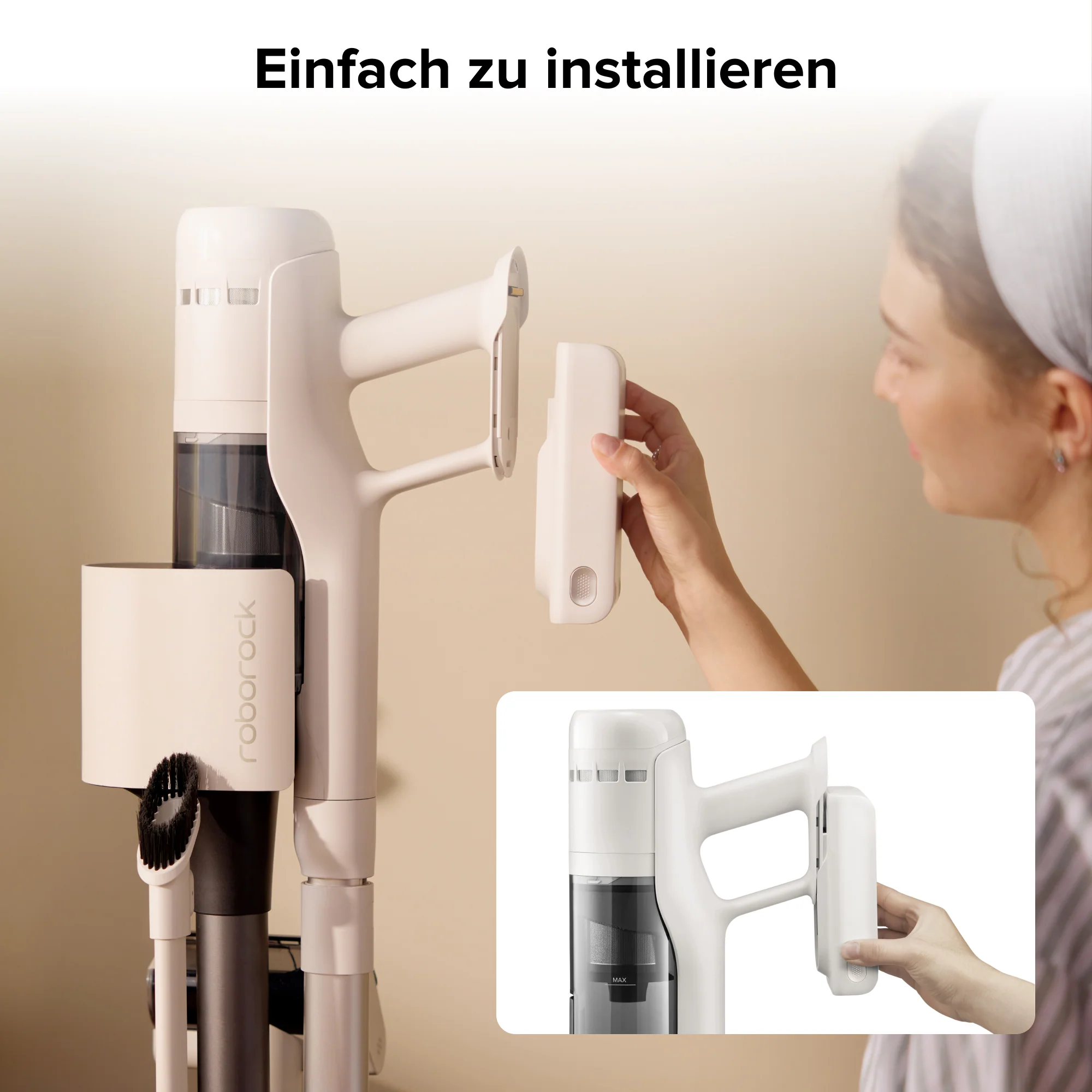 Roborock 6-Zellen 2500mAh Lithium-Ionen-Akku für H60 Hub/H60 – Hohe Kapazität für Längere Laufzeit, Kompatibel mit kabellosen Handstaubsaugern - Image 3