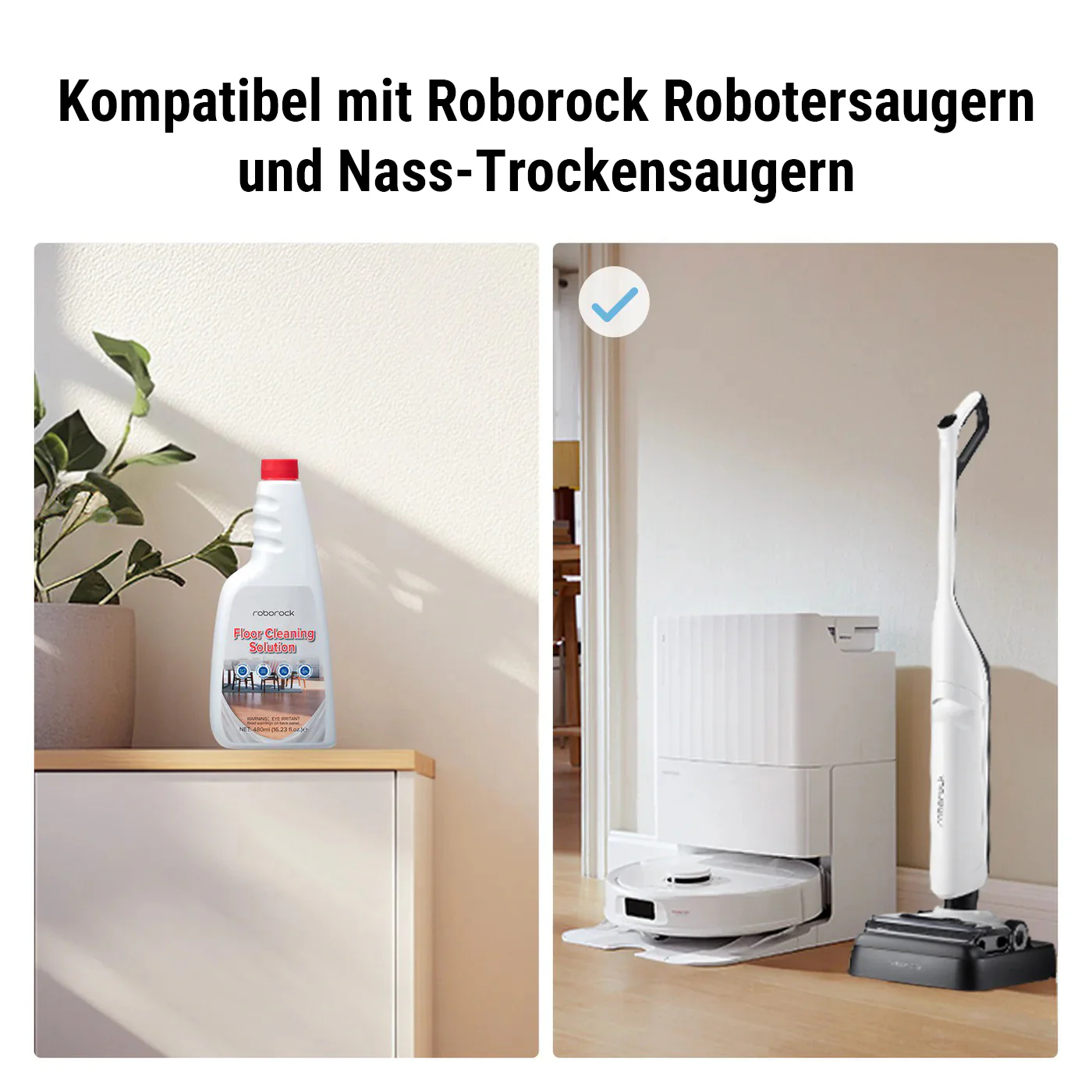 Roborock-Bodenreinigungslösung für Roboterstaubsauger und Nass-Trocken-Staubsauger, 480ml - Image 6
