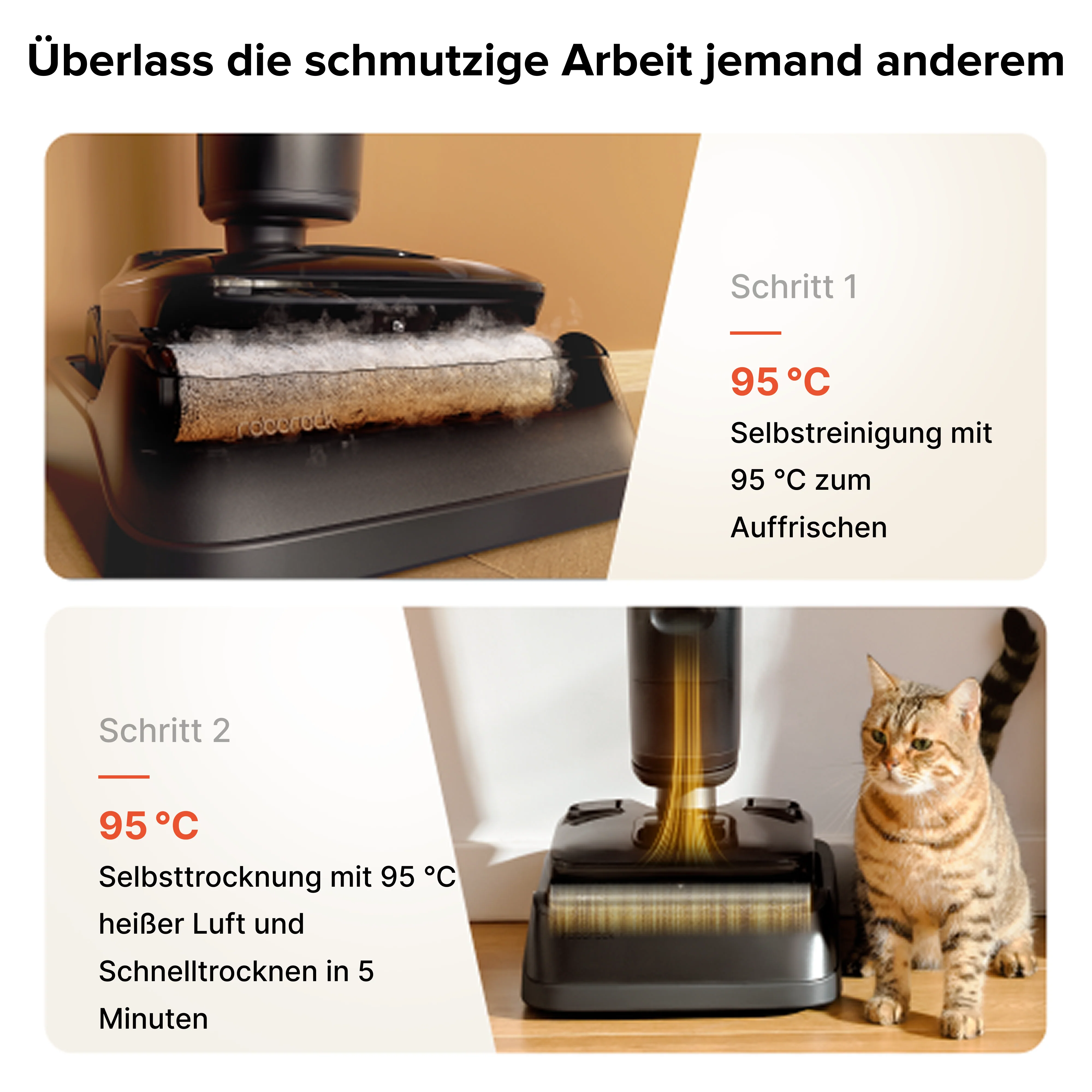 Roborock F25 ACE Pro Nass-Trocken-Staubsauger mit JetFoaming™-Reinigung - Image 5