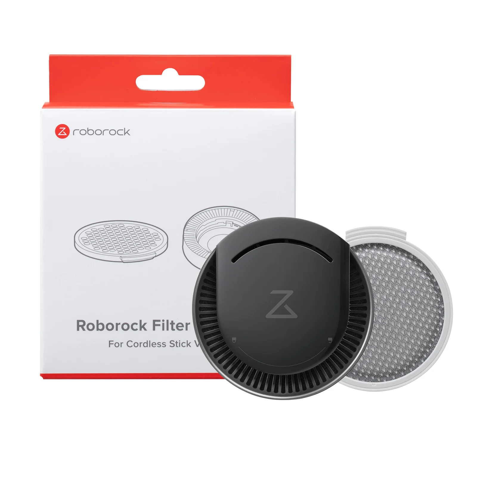 Roborock Filter Set für H5 Handstaubsauger Schnurlos Vordere Filter*2 Stück, hinterer HEPA Filter*1 Stück - Image 3
