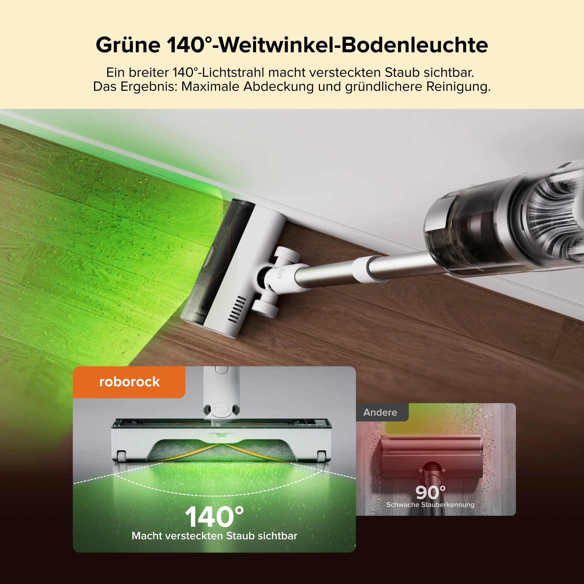 Roborock H60 Hub Akku-Staubsauger mit Absaugstation - Image 5