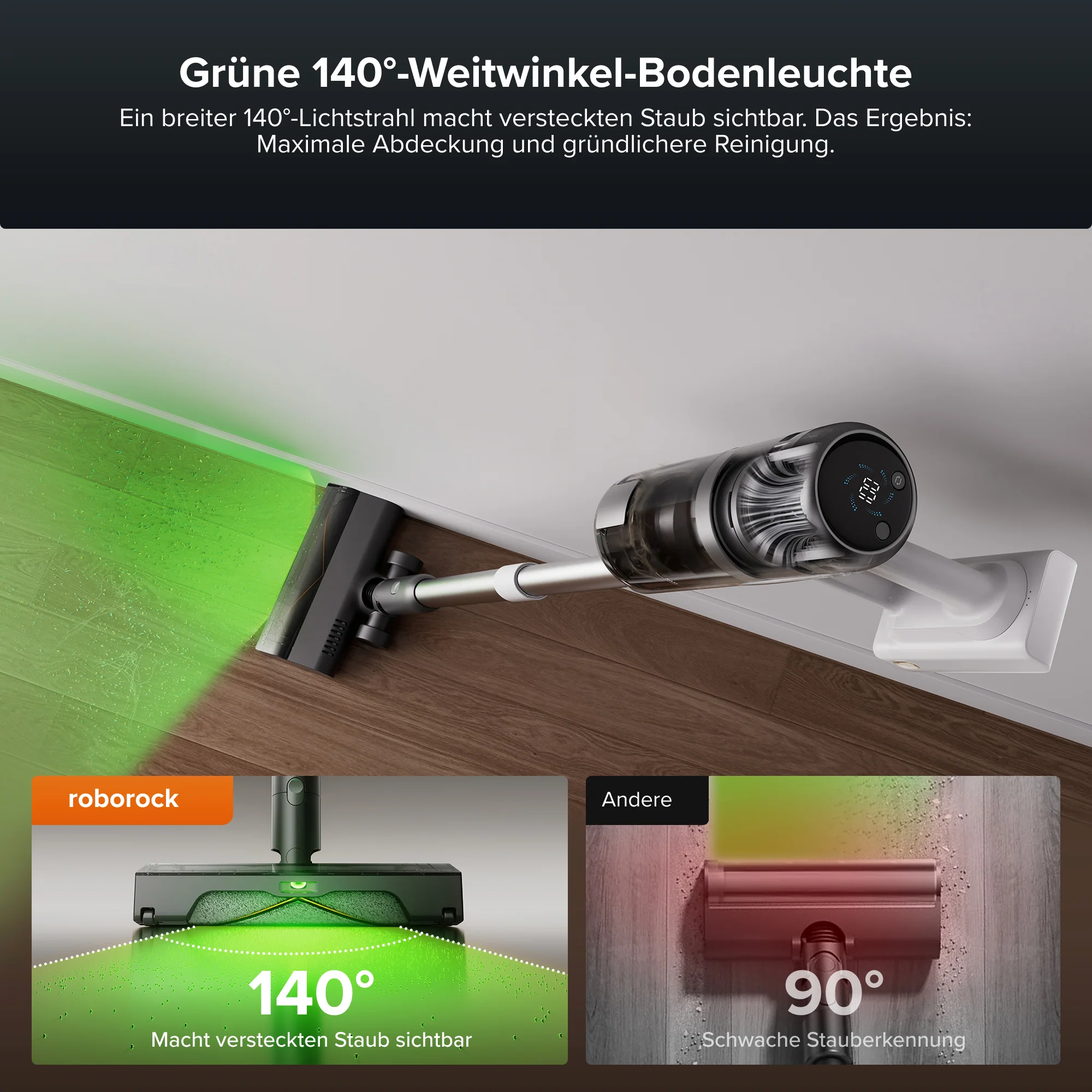 Roborock H60 Hub Pro Akku-Staubsauger mit Absaugstation - Image 6