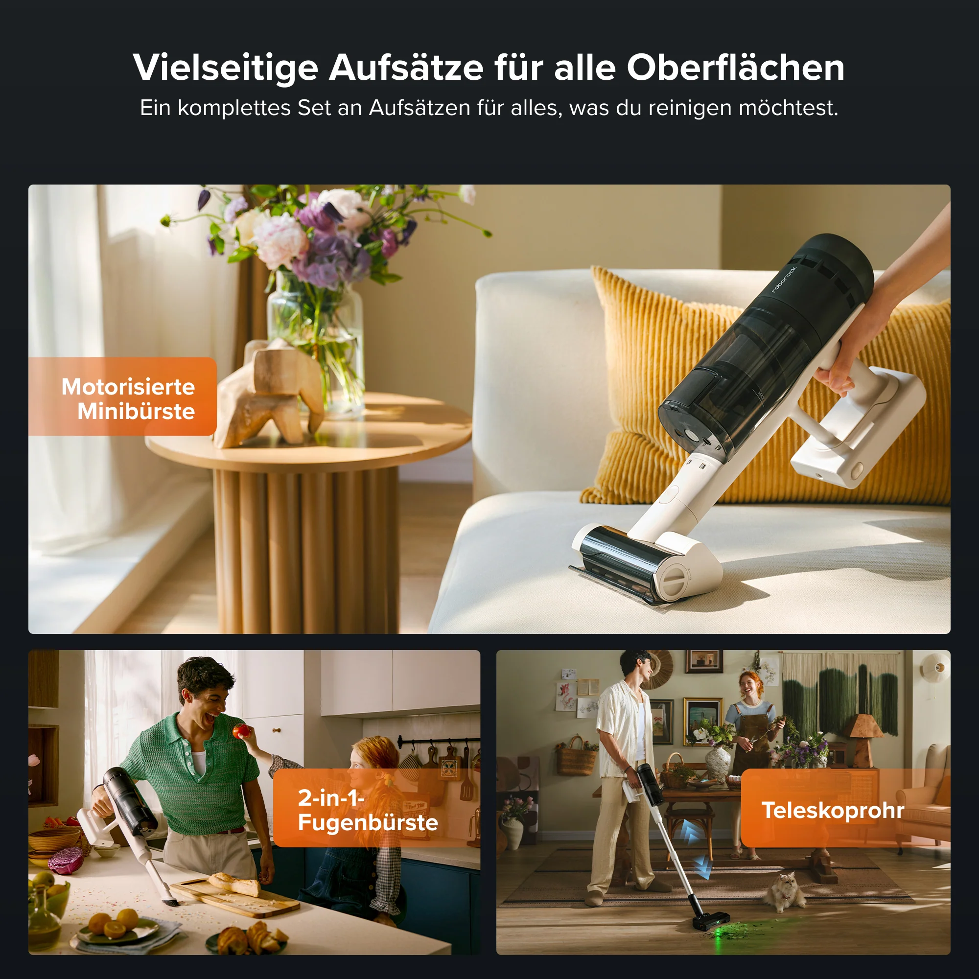 Roborock H60 Hub Pro Akku-Staubsauger mit Absaugstation - Image 8