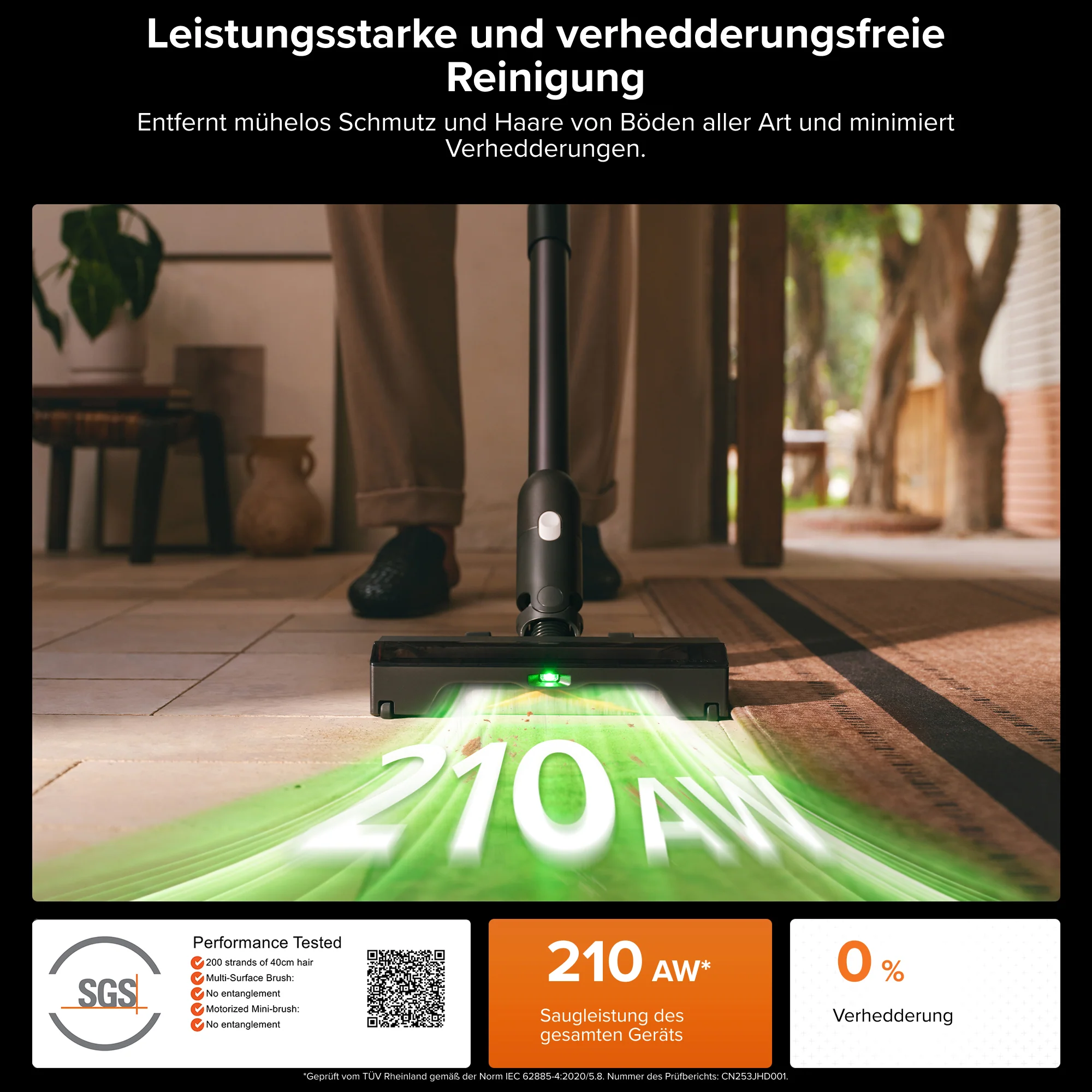 Roborock H60 Hub Ultra Akku-Staubsauger mit Absaugstation - Image 3