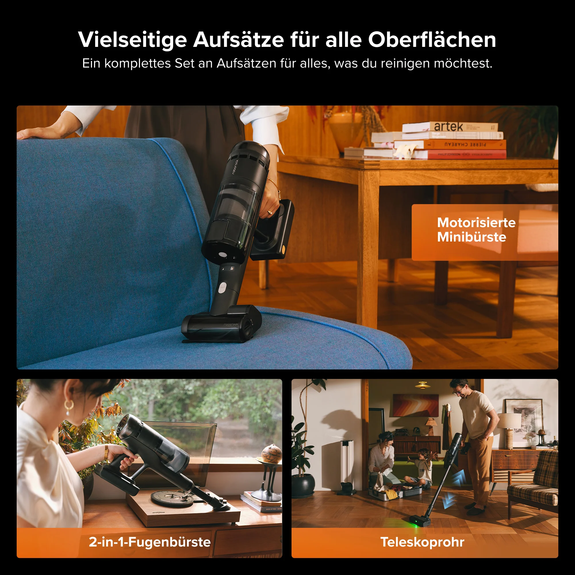 Roborock H60 Hub Ultra Akku-Staubsauger mit Absaugstation - Image 6