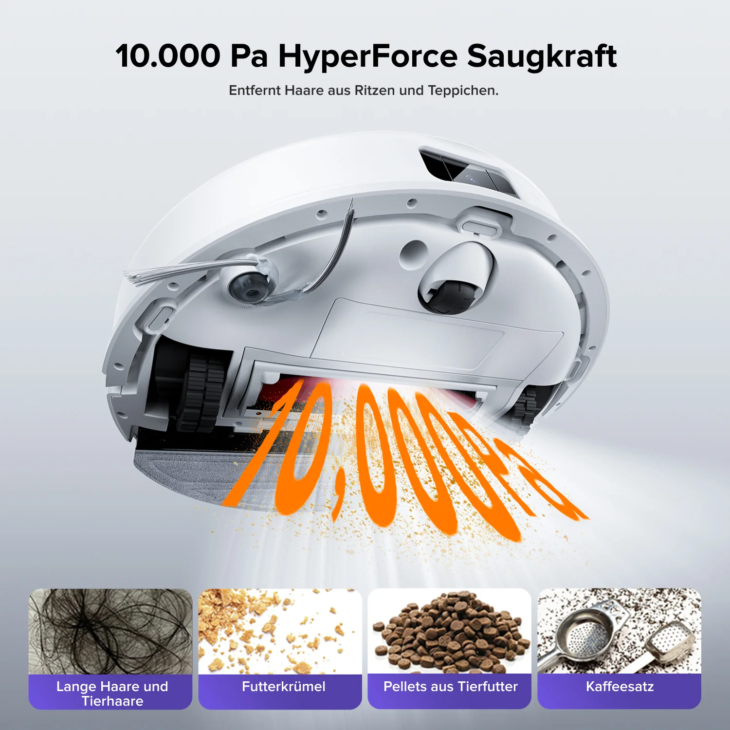 Roborock Q10 S5+ Saug- und Wischroboter mit Auto-Entleerungsstation - Image 3