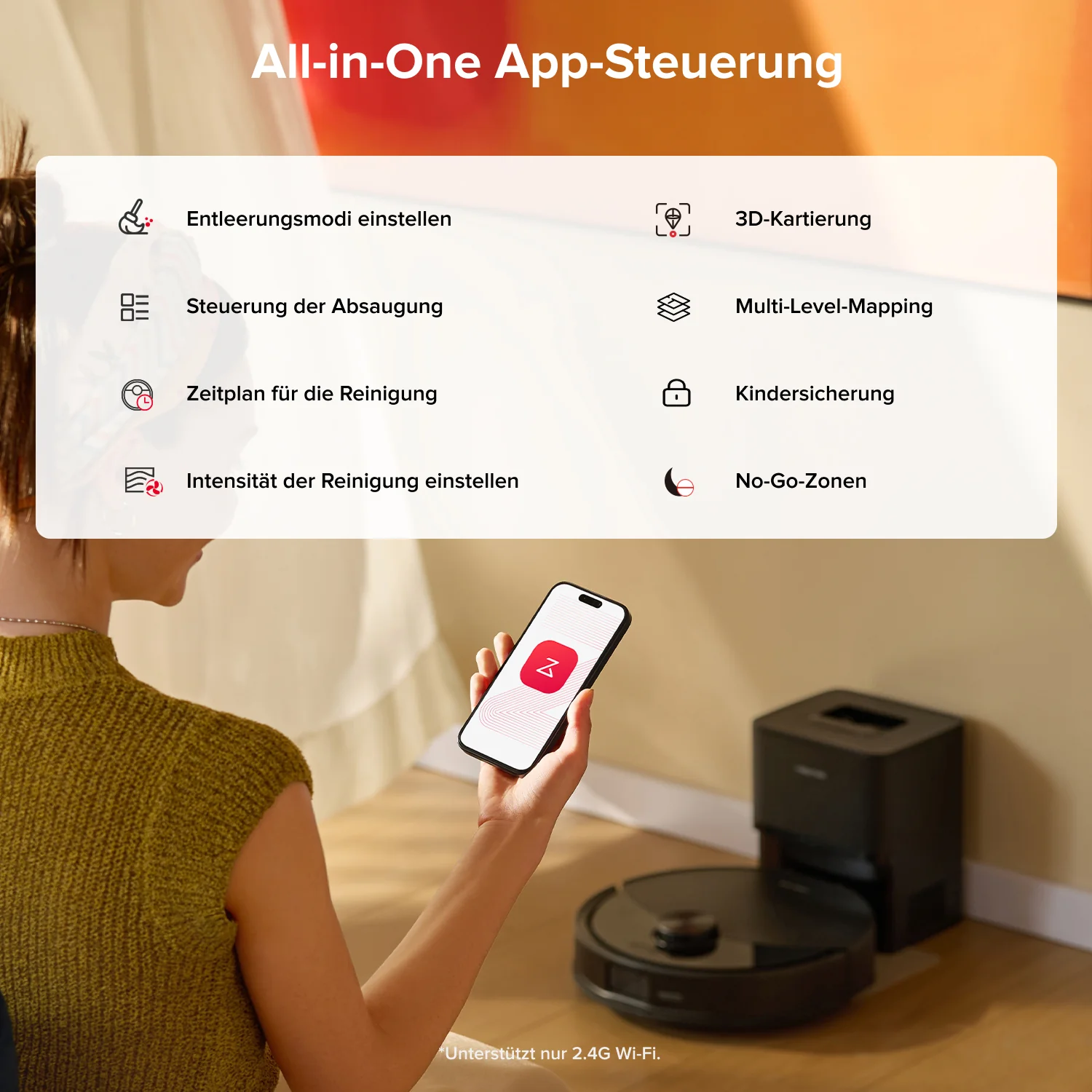 Roborock Q10 S5+ Saug- und Wischroboter mit Auto-Entleerungsstation - Image 18