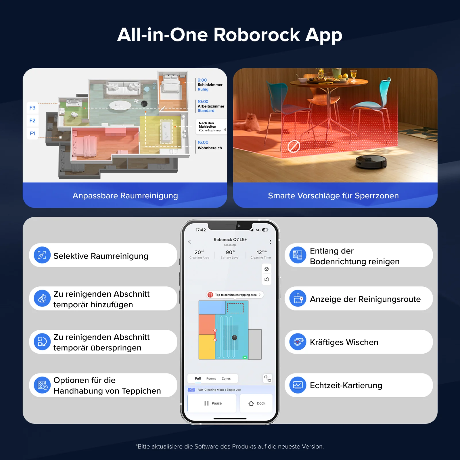 Roborock Q7 L5+ Saug- und Wischroboter mit Auto-Entleerungsstation - Image 16