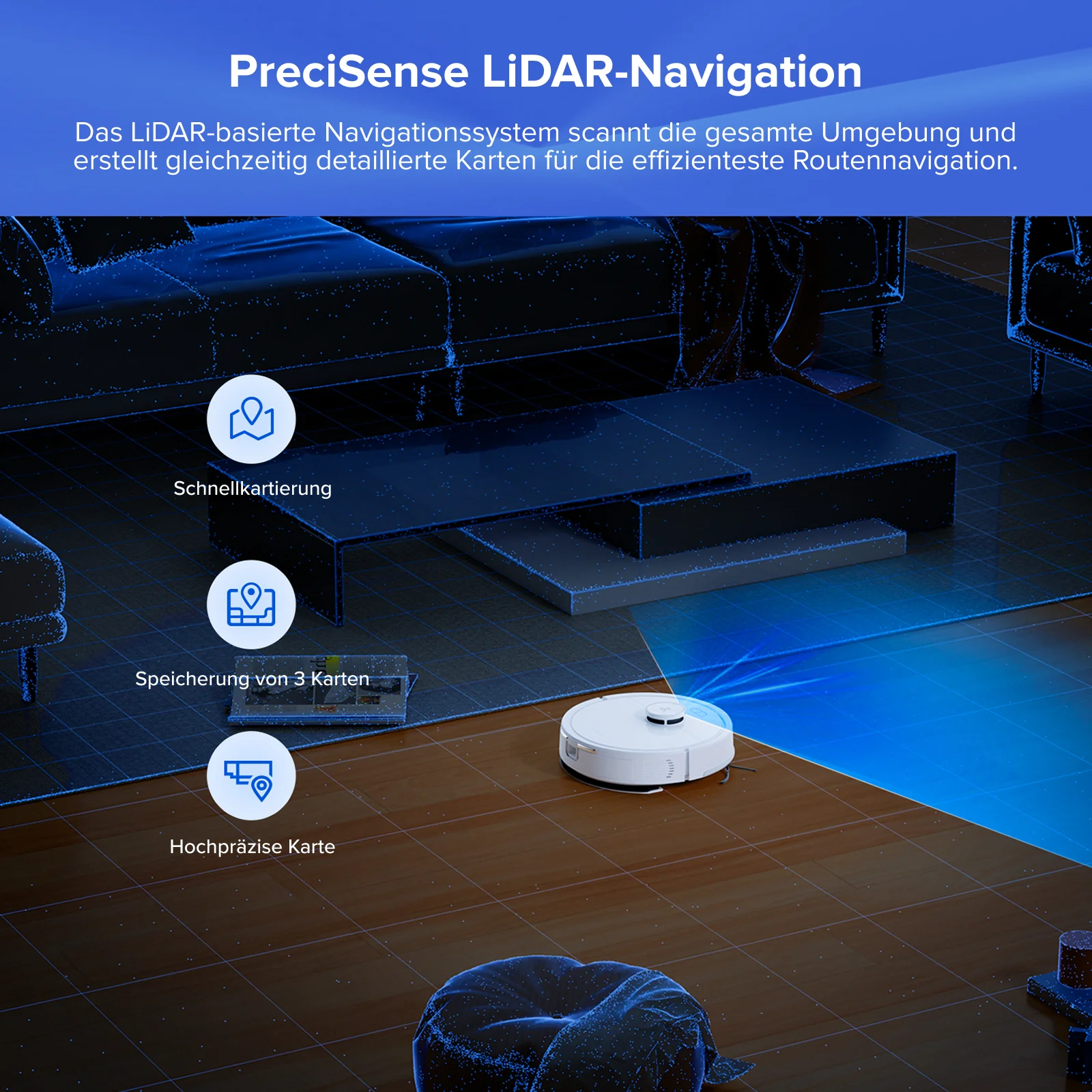 Roborock Q7 L5+ Saug- und Wischroboter mit Auto-Entleerungsstation - Image 5