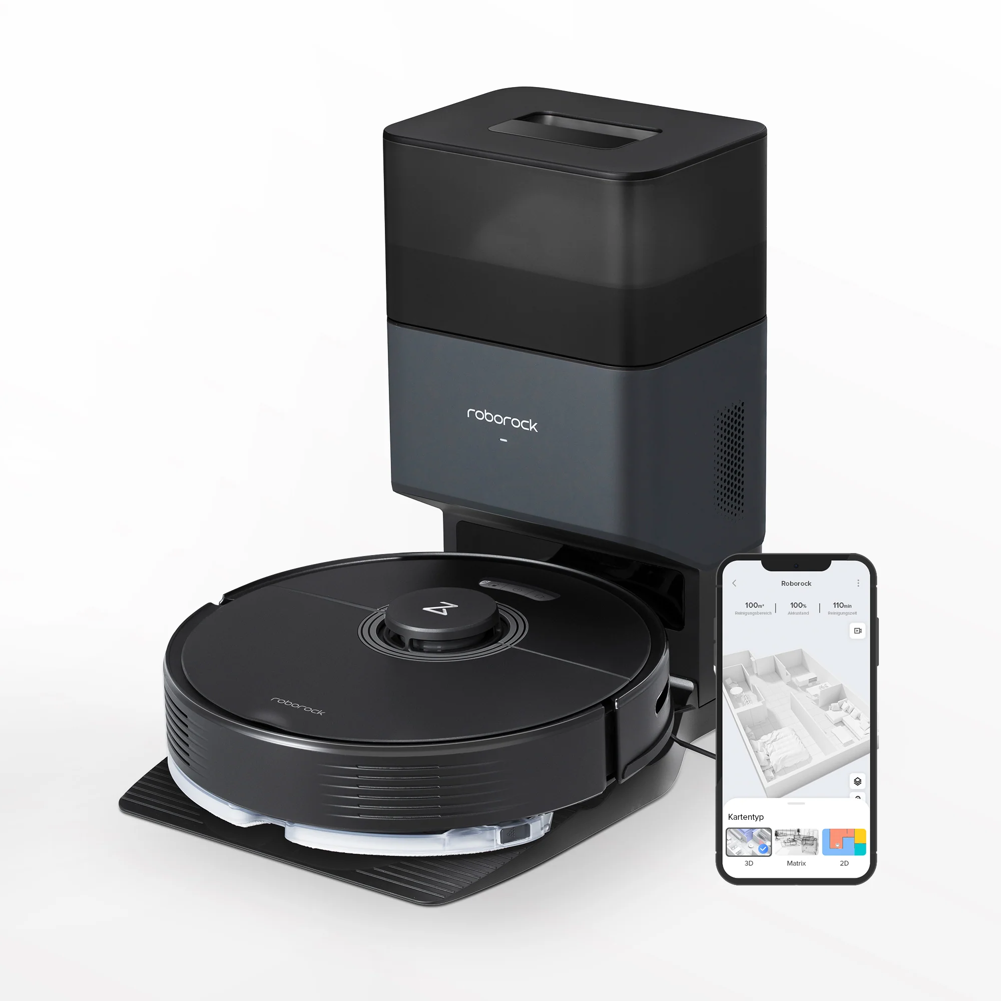 Roborock Q7 Max+ Saug- und Wischroboter mit Auto-Entleerungsstation - Image 12