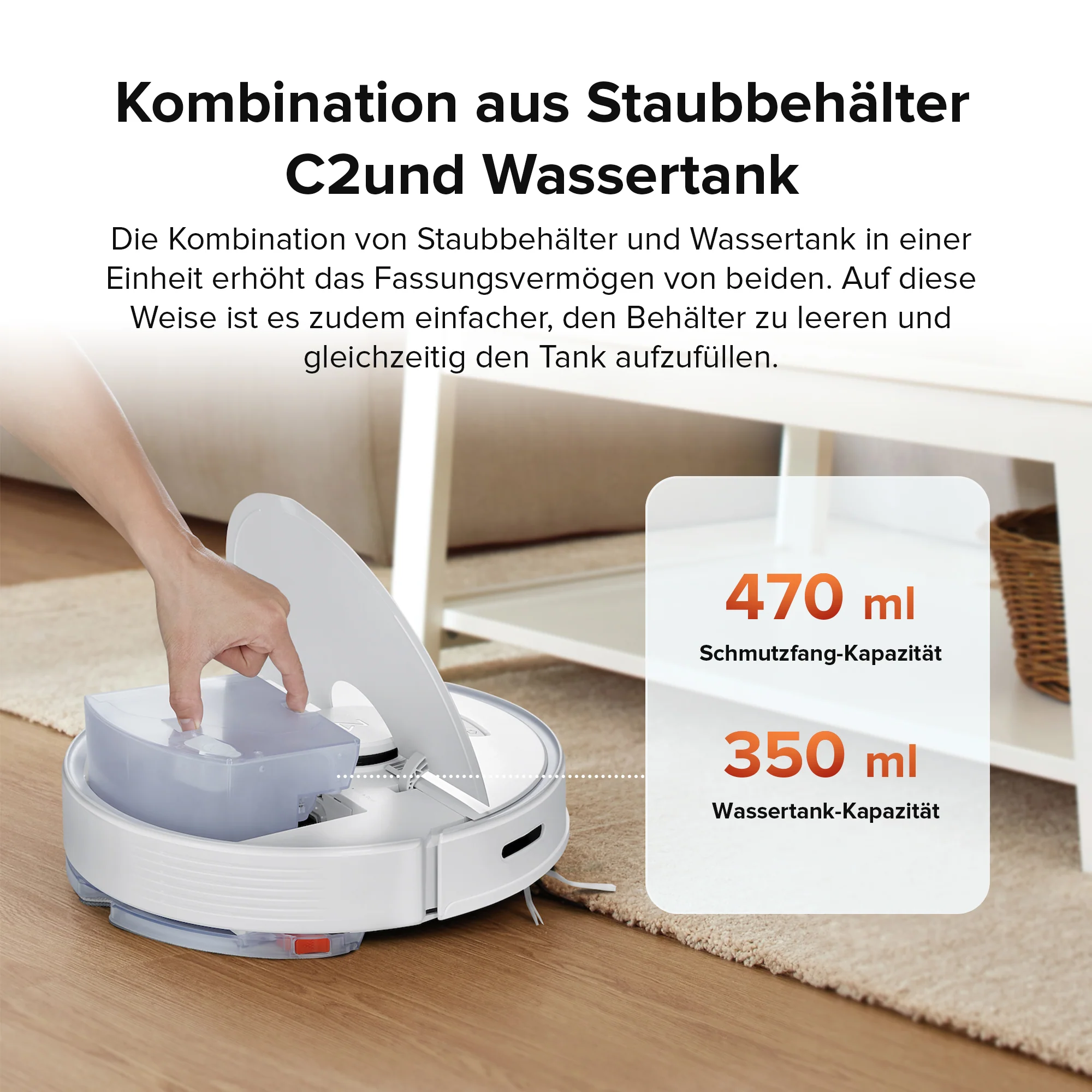 Roborock Q7 Max Saugroboter und Wischmopp mit 4200 Pa Saugleistung. - Image 3