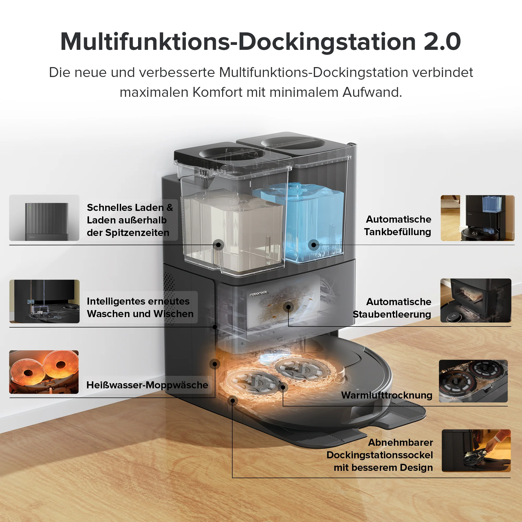 Roborock Qrevo Pro Saugroboter mit Multifunktions-Dockingstation 2.0 - Image 2