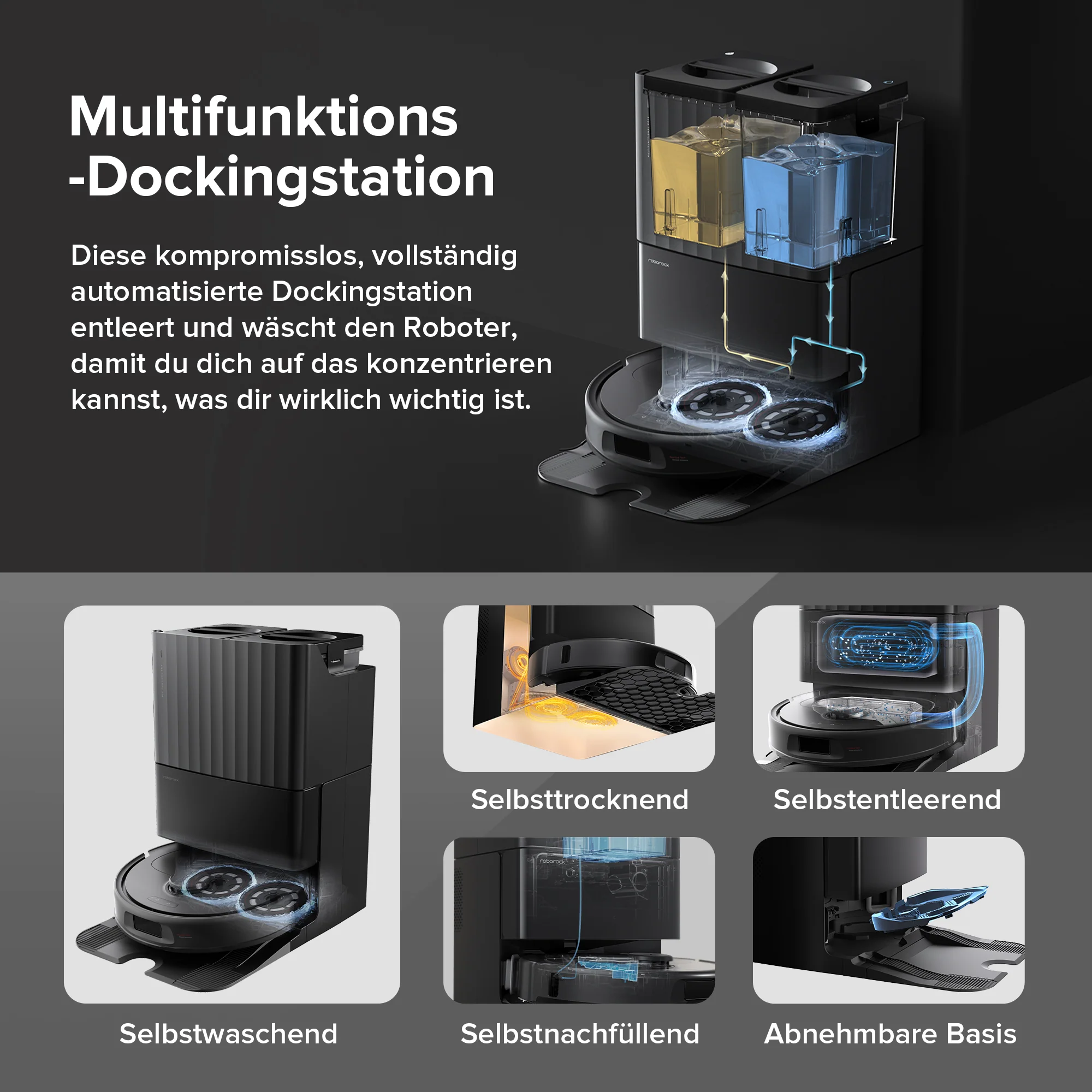 Roborock Qrevo S Saugroboter mit Multifunktions-Dockingstation - Image 2