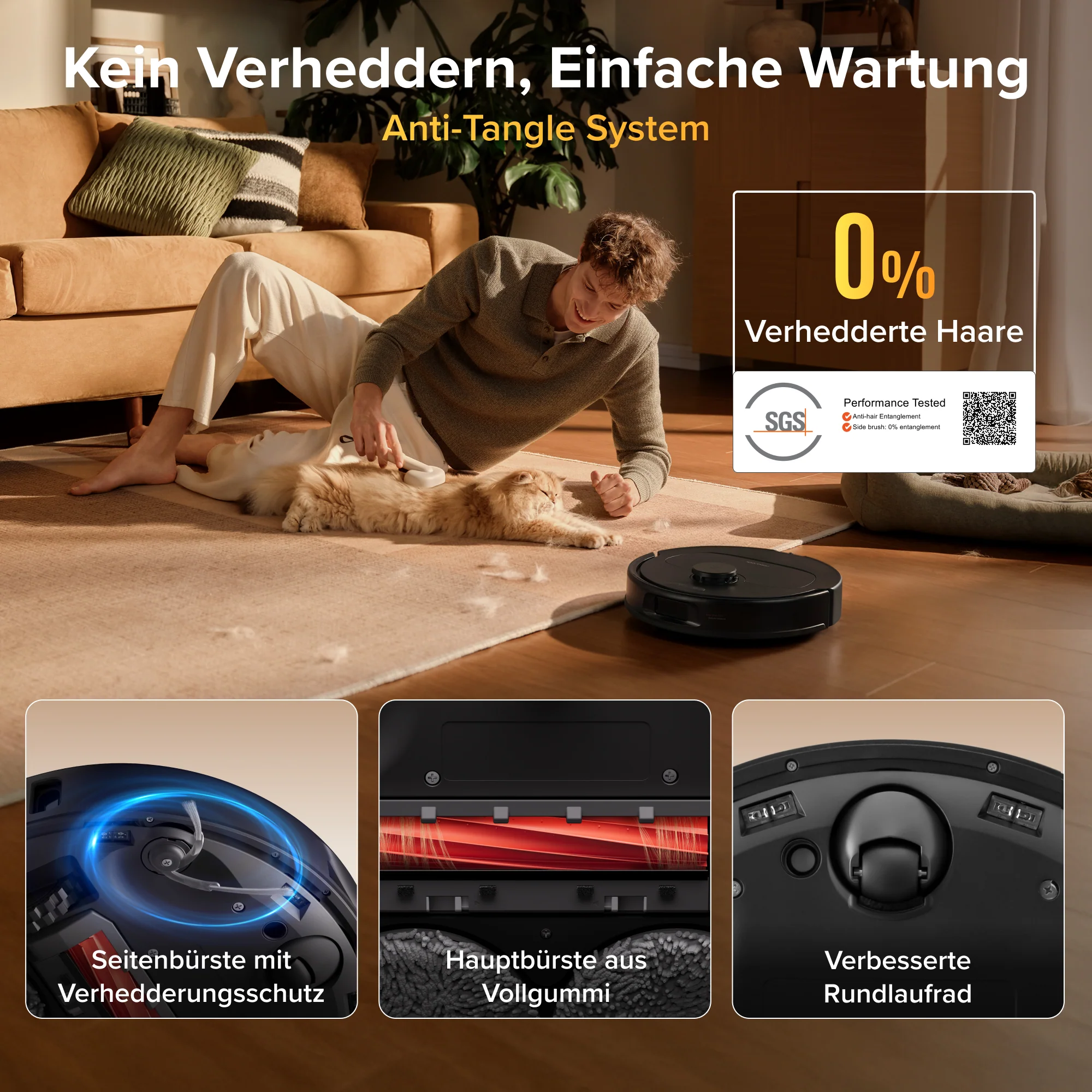 Roborock Qrevo S Pro Saug- und Wischroboter – Saugkraft von 18.500 Pa und Multifunktions-Dockingstation - Image 13