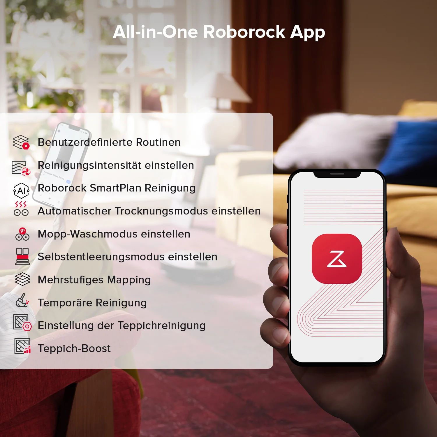 Roborock Qrevo S5V Saugroboter mit Multifunktions-Dockingstation - Image 18