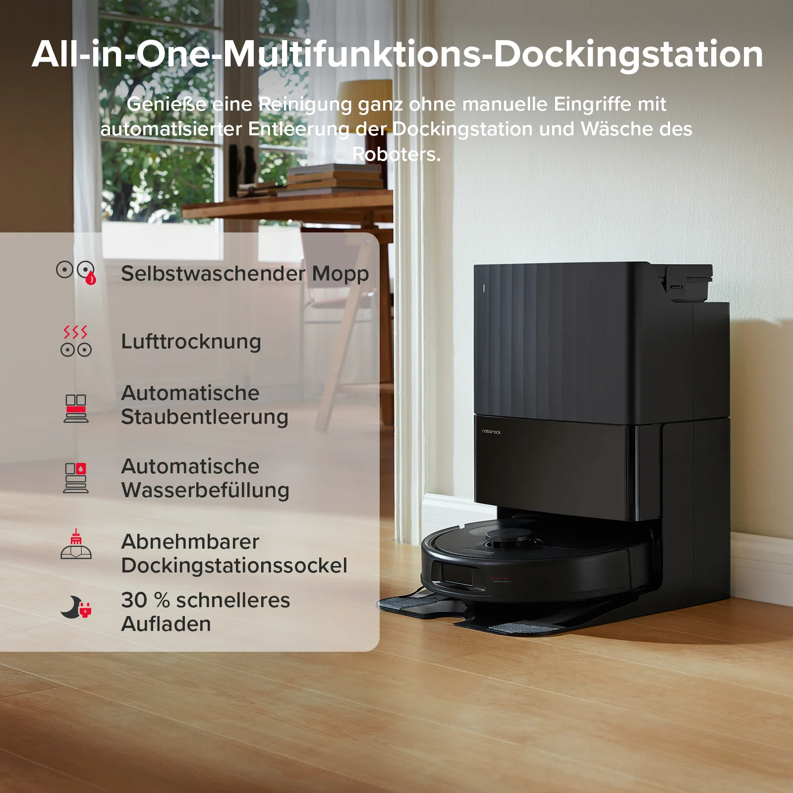Roborock QV 35A Saugroboter mit Multifunktionsdock - Image 4