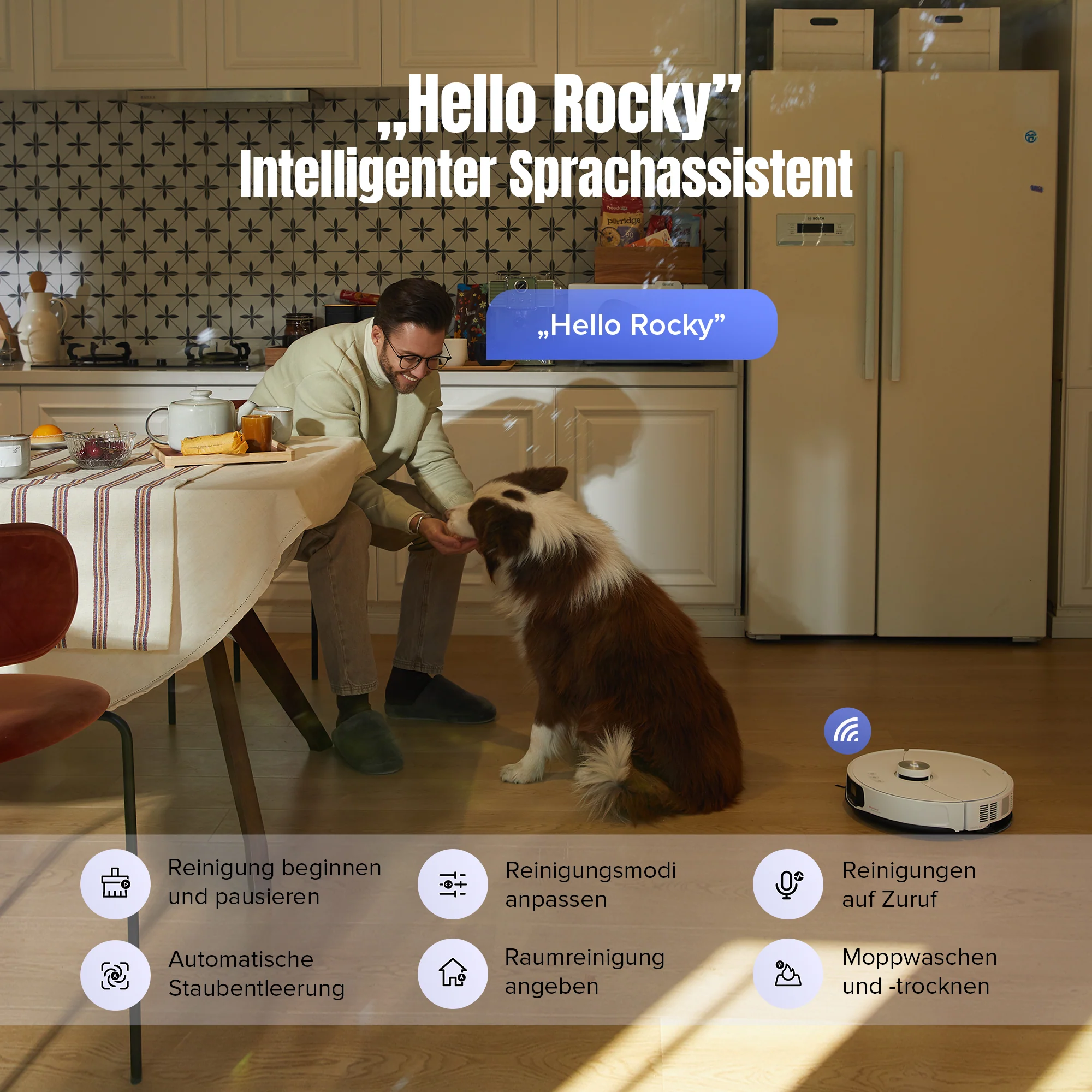Roborock S8 MaxV Ultra Saugroboter mit 10000Pa extreme Saugkraft und VibraRise® 3.0 Wischsystem - Image 9