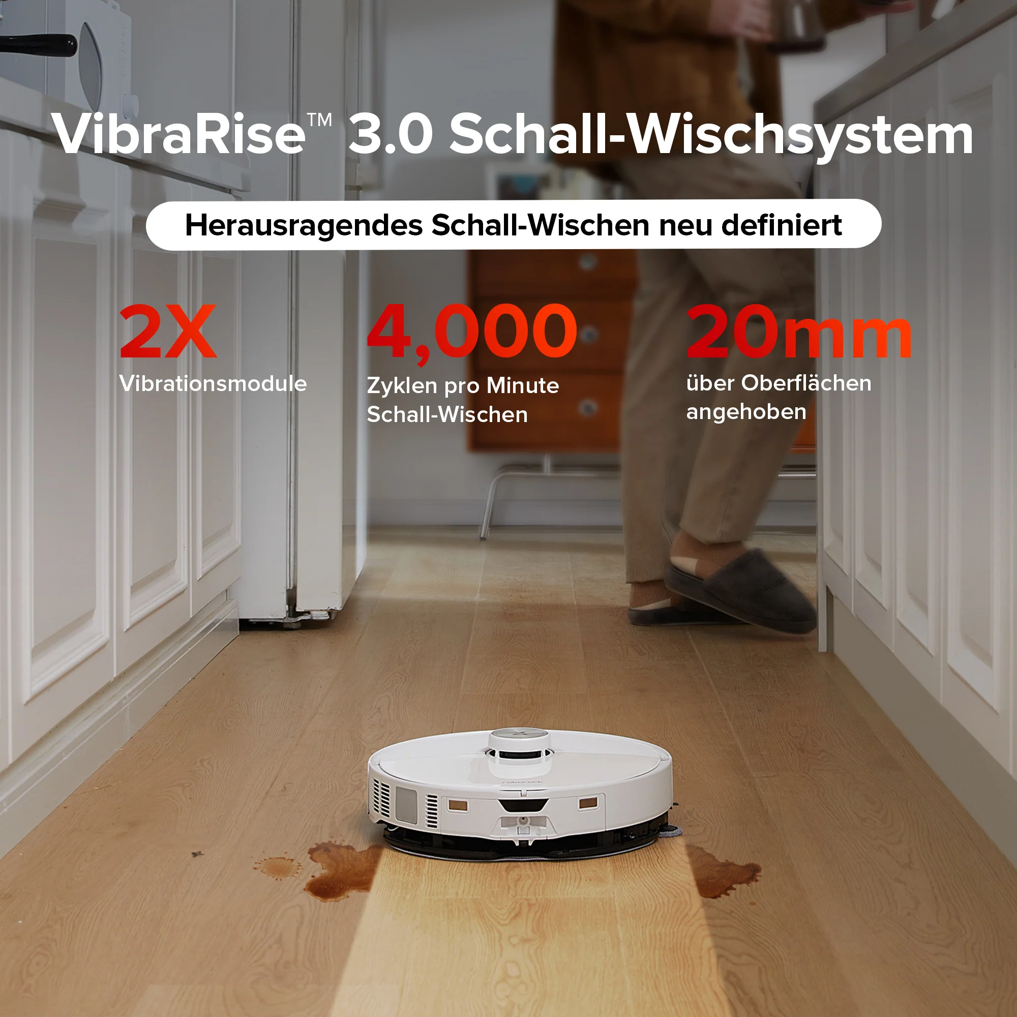 Roborock S8 MaxV Ultra Saugroboter mit 10000Pa extreme Saugkraft und VibraRise® 3.0 Wischsystem - Image 5