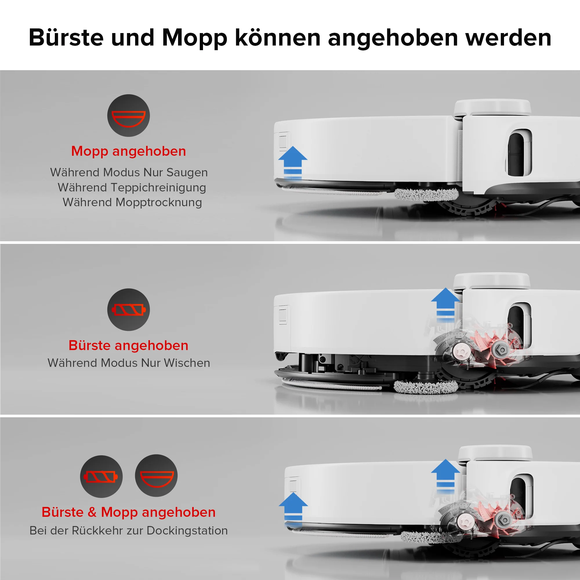 Roborock S8 MaxV Ultra Saugroboter mit 10000Pa extreme Saugkraft und VibraRise® 3.0 Wischsystem - Image 7