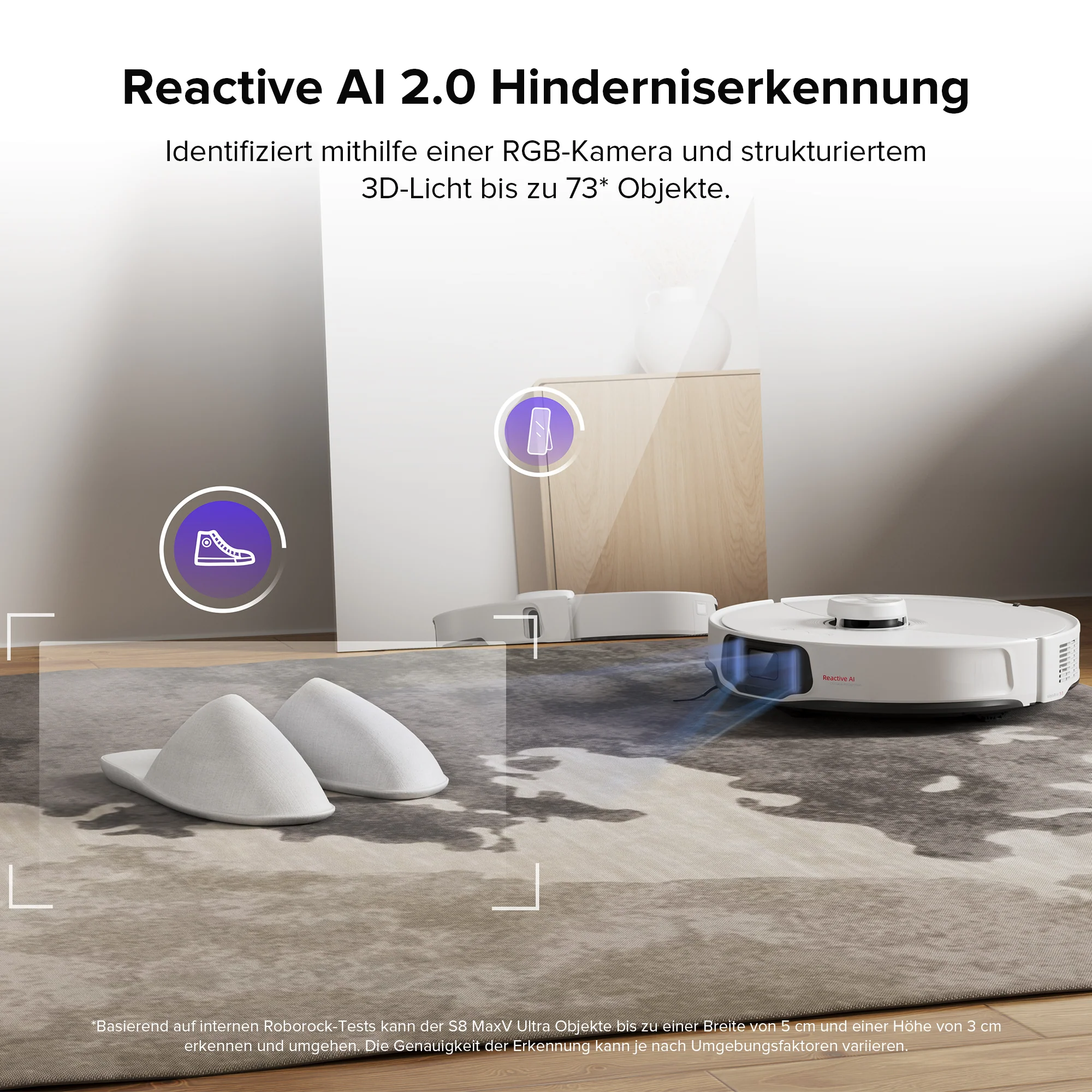 Roborock S8 MaxV Ultra Saugroboter mit 10000Pa extreme Saugkraft und VibraRise® 3.0 Wischsystem - Image 8