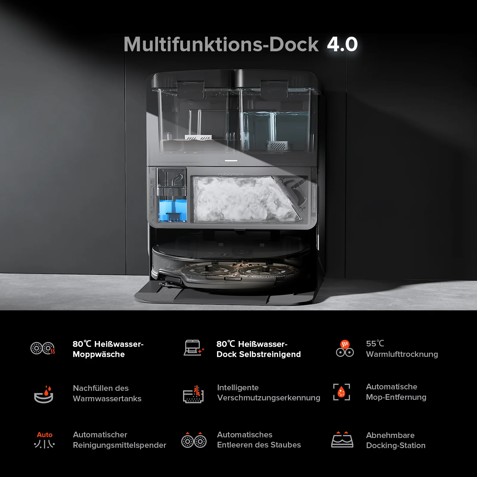 Roborock Saros 10R Saugroboter mit Wischfunktion & abnehmbarem Wischmopp - Image 19