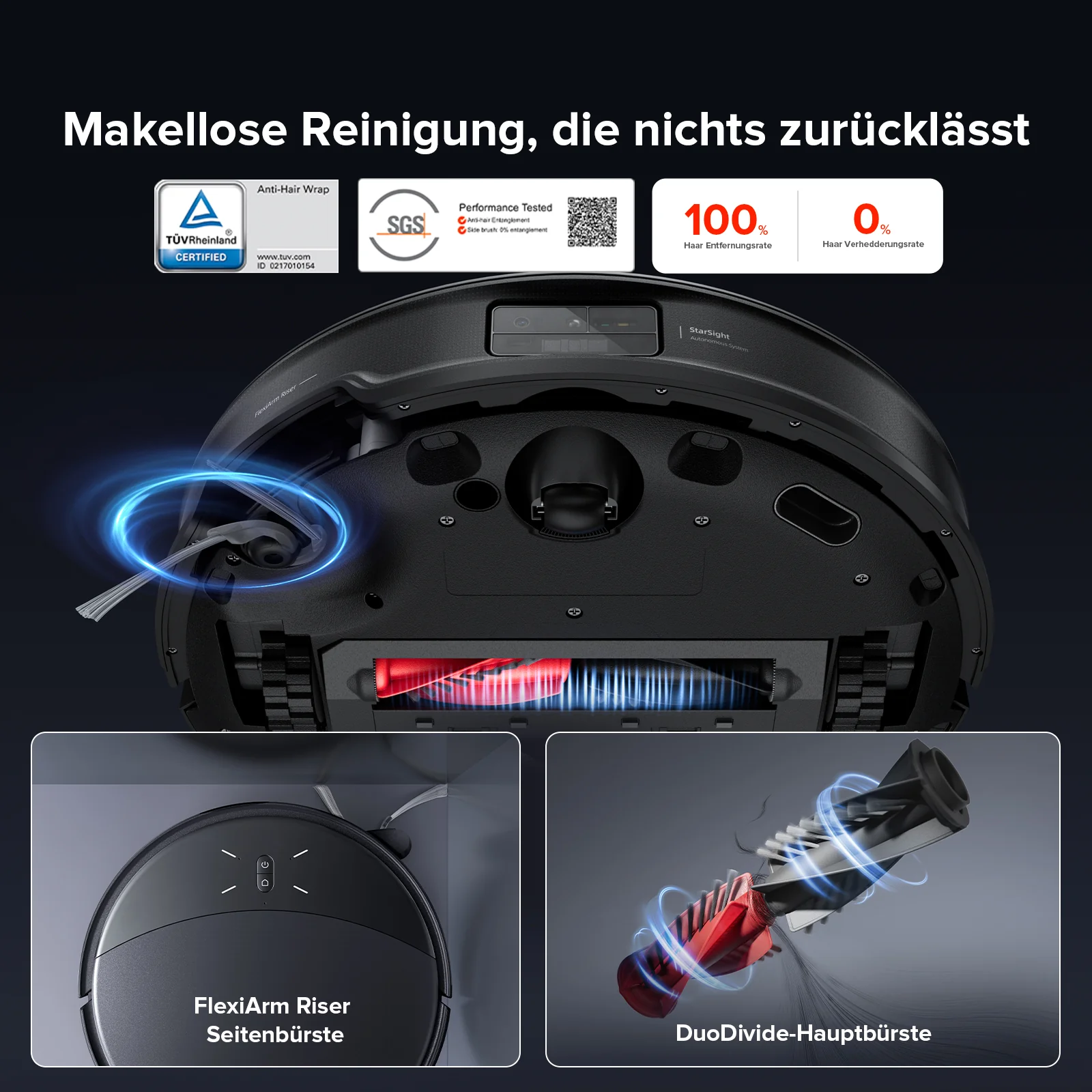 Roborock Saros 10R Saugroboter mit StarSight® System 2.0 - Image 4