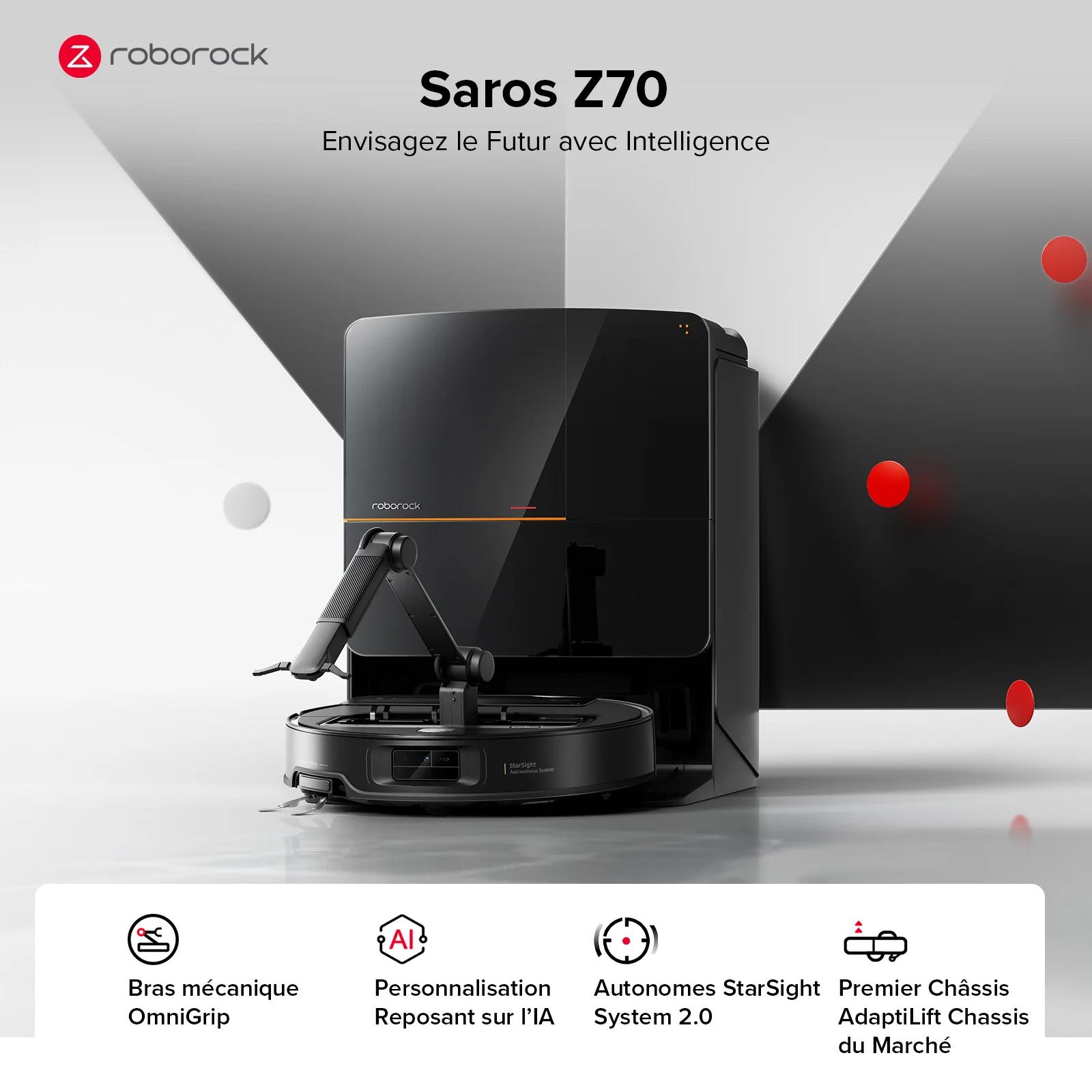 Roborock Saros Z70 Staubsaugerroboter mit mechanischem OmniGrip™ Arm - Image 14