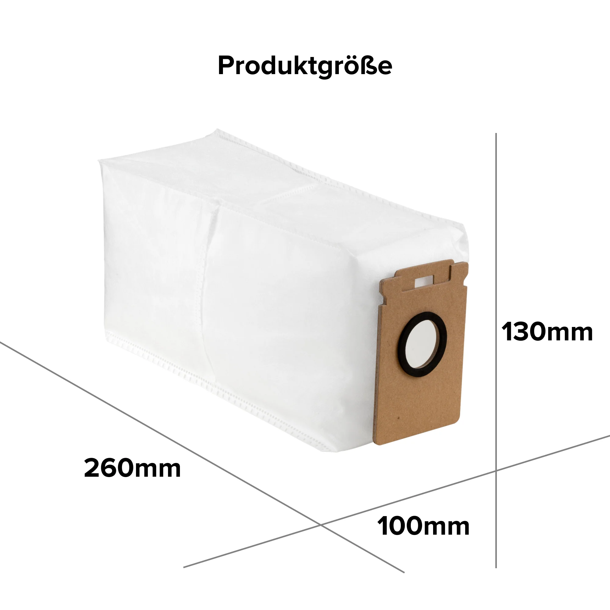 Roborock Staubbeutel (12 Stück) für H60 Hub Ultra und H60 Hub Pro, 3 L - Image 7