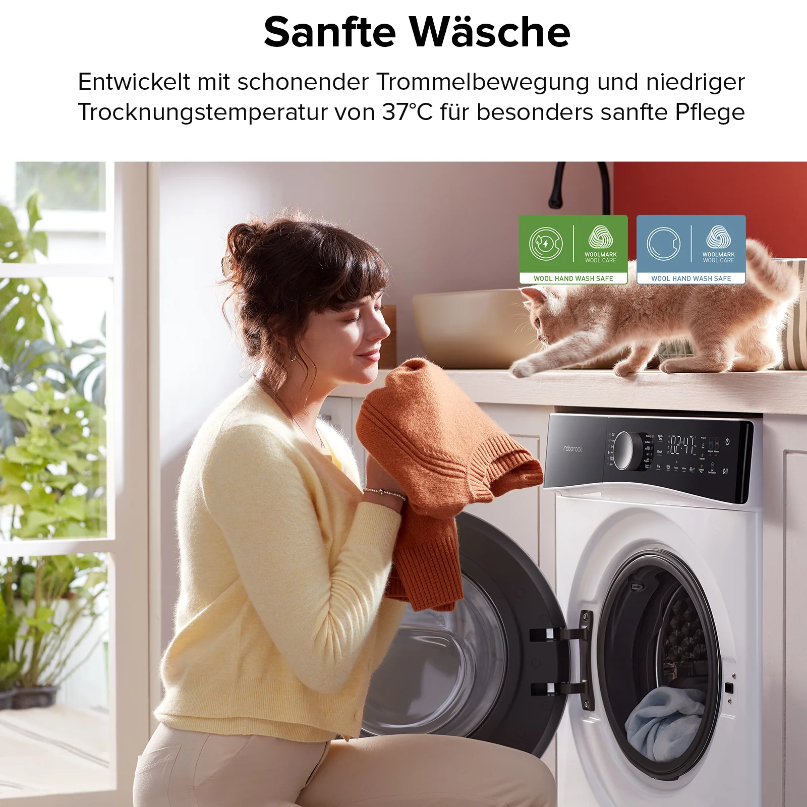 Roborock Zeo Lite Waschtrockner mit der Zeo-Cycle® Trocknungstechnologie - Image 3