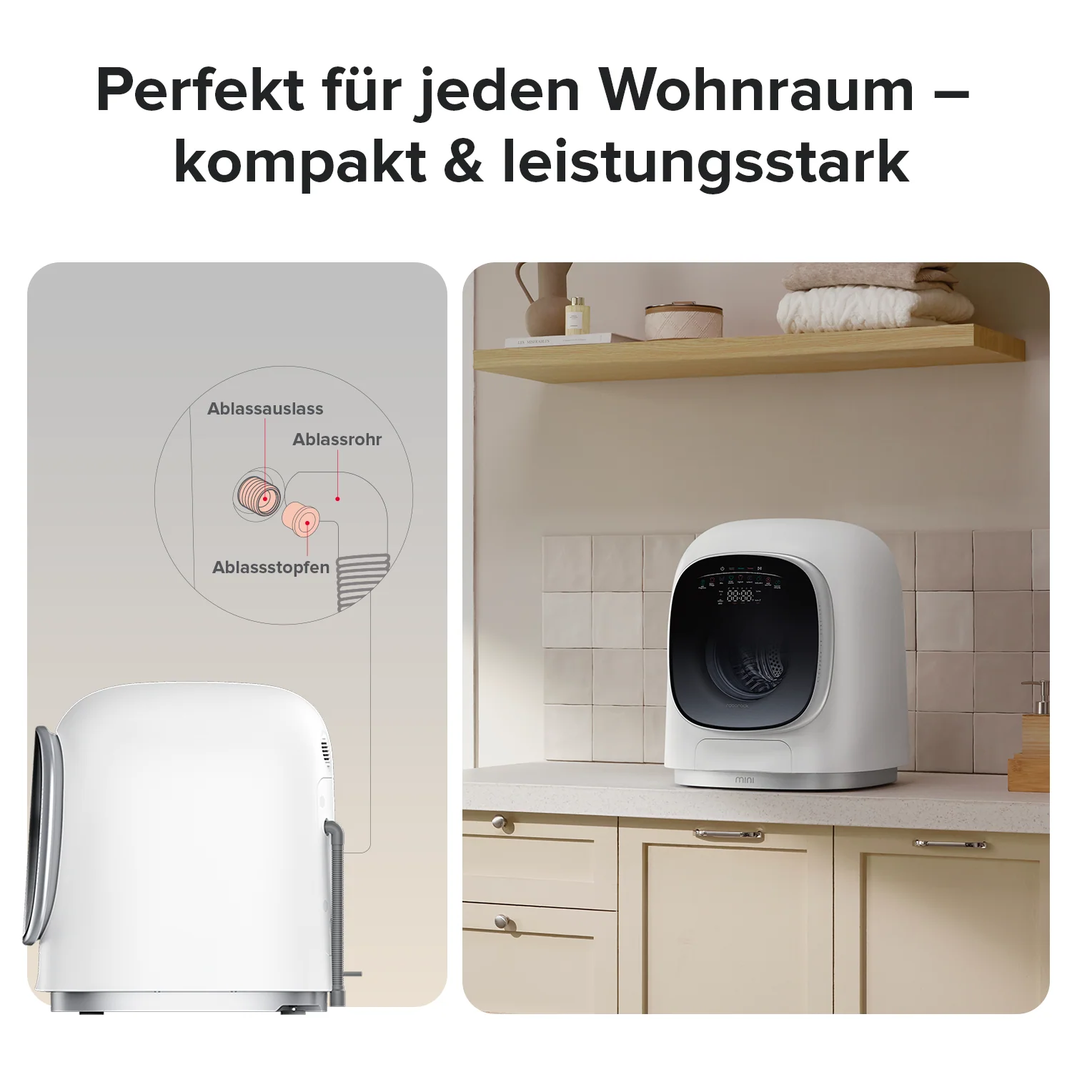 Roborock Zeo Mini Waschtrockner mit der Zeo-Cycle® Trocknungstechnologie - Image 3